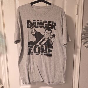 FX Sterling Archer Gray Danger Zone Tee XL